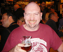 Scary gets his first taste of Rodenbach Grand Cru